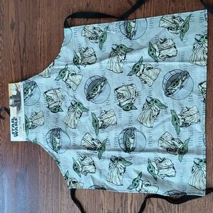 Disney Star Wars Mandalorian Grogu Baby Yoda Adult Apron